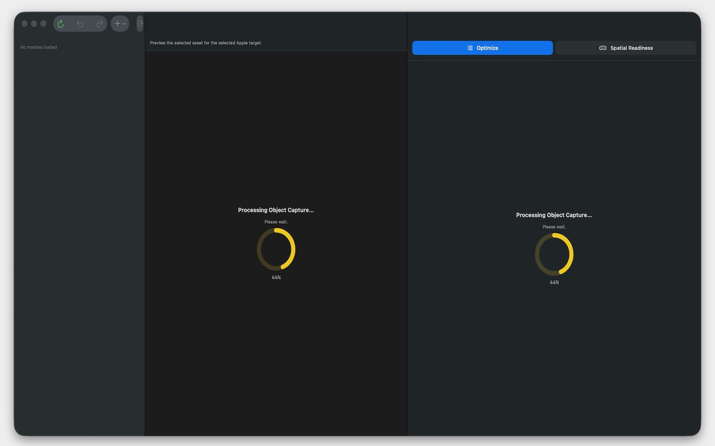 Reality Prep Pro Object Capture feature